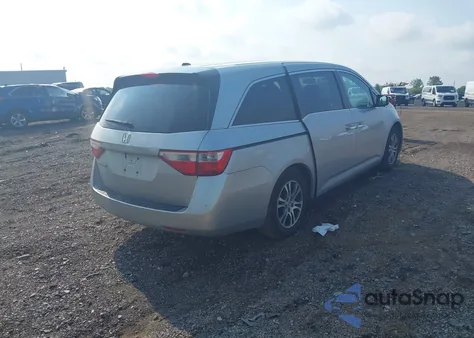 2012 Honda Odyssey Ex-L from USA, damaged, VIN 5FNRL5H65CB039015